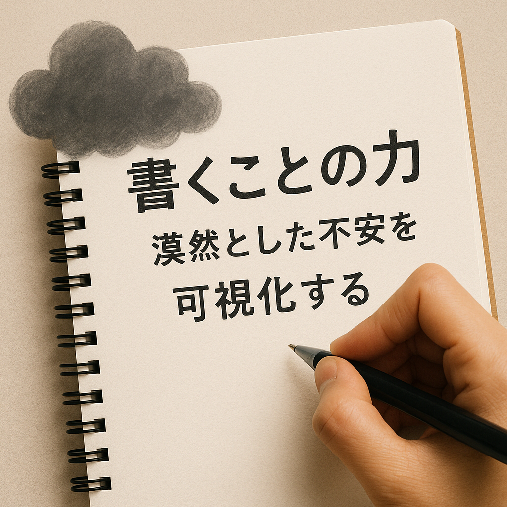 サムネイル、書くの力漠然とした不安を可視化する
